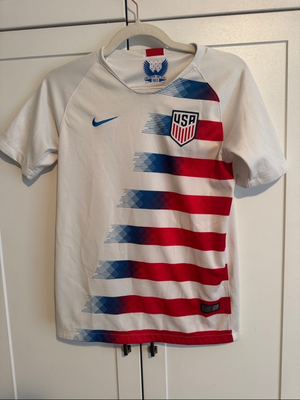 Nike Kids Team USA 2018-2019 Soccer Jersey